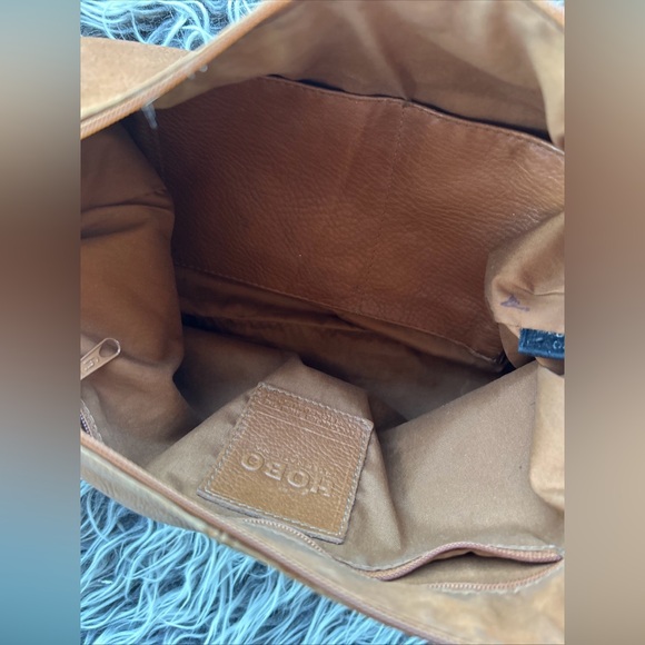 Hobo Bag Crossbody   Leather Caramel Purse Handbag. - Picture 7 of 7